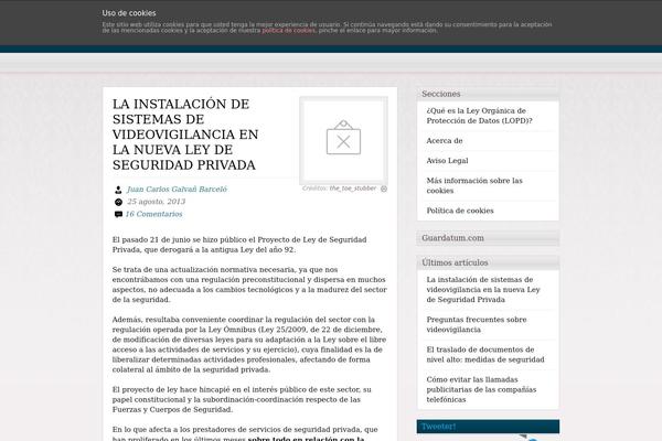 Site using Asesor de Cookies para normativa española plugin