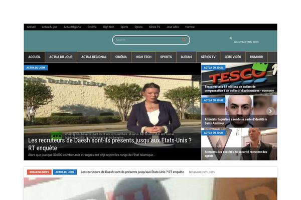 Cenote theme site design template sample