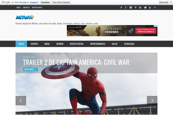 PRESSO theme site design template sample