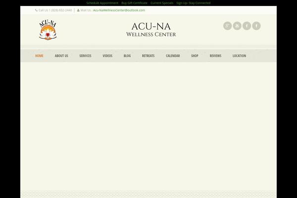Dream Spa theme site design template sample