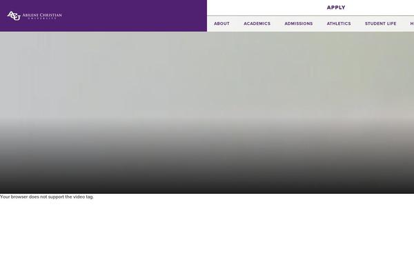 acu.edu site used Acu