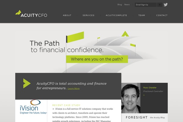 acuitycfo.com site used Acuity
