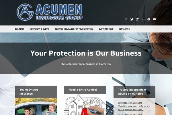 WP Advocate theme site design template sample