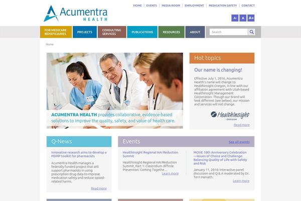 Roots theme site design template sample