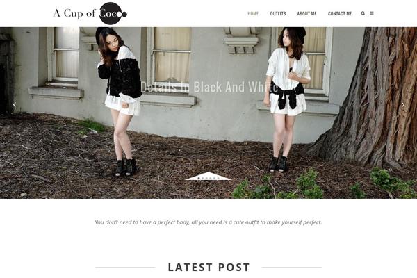 Vigor theme site design template sample