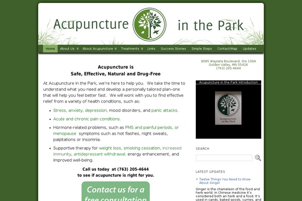 acupunctureinthepark.com site used Atahualpa353