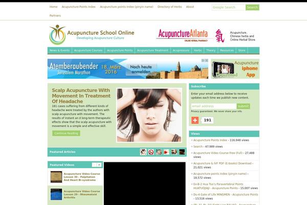 acu theme websites examples