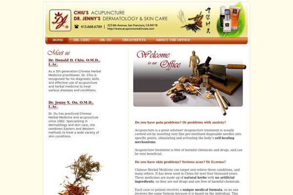 acupunctureskincare.com site used Asc