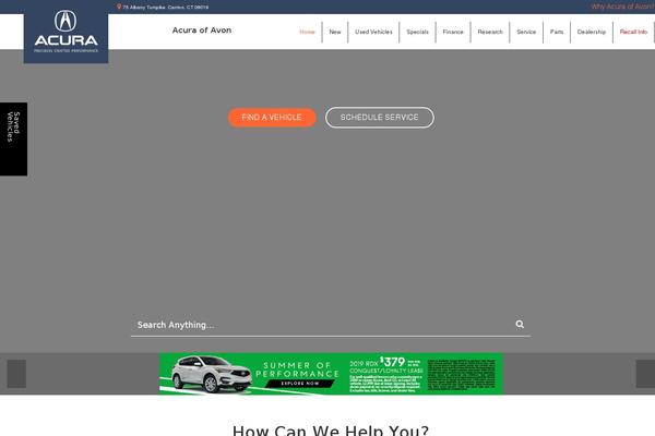 Dealer Inspire common theme site design template sample