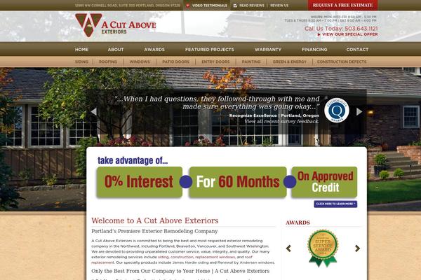 acutaboveexteriors.com site used Acutabove