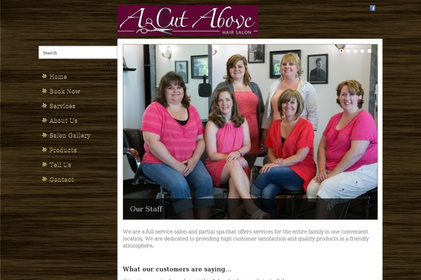 Spasalon theme site design template sample