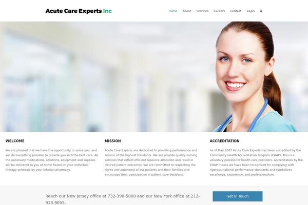 Total theme site design template sample