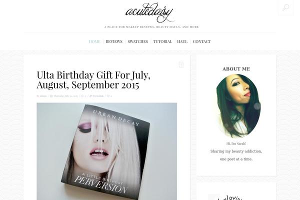 BuzzBlog theme site design template sample