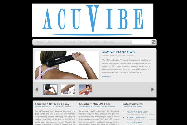 acuvibe.com site used WP-Creativix
