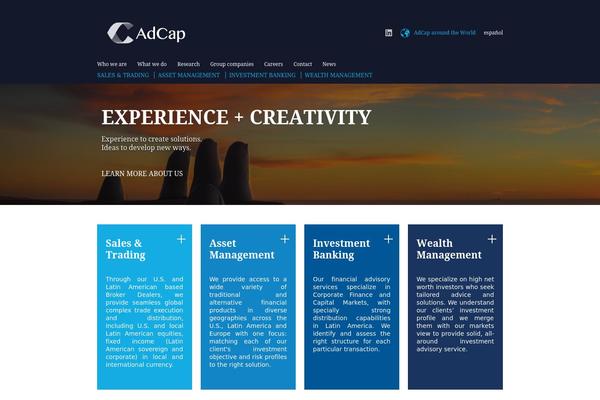 Capital theme site design template sample