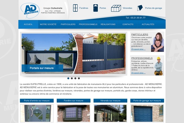 ad-menuiserie.com site used Magical