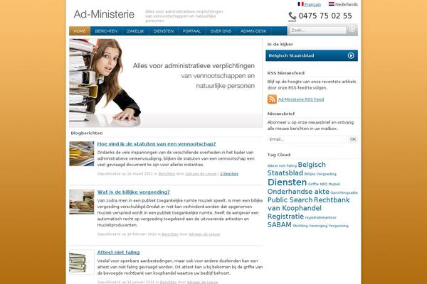 WordPress website example screenshot