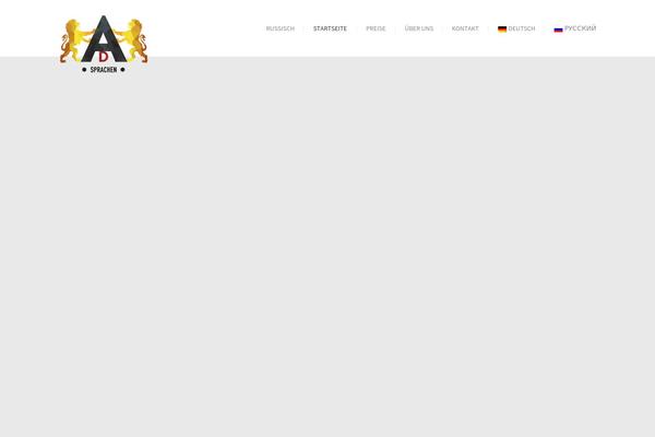 Klaus theme site design template sample