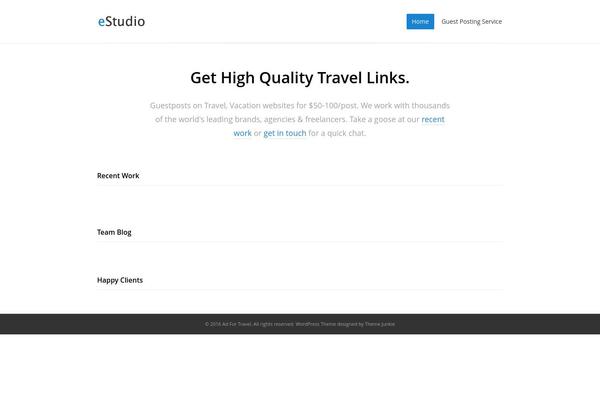 Estudio theme site design template sample