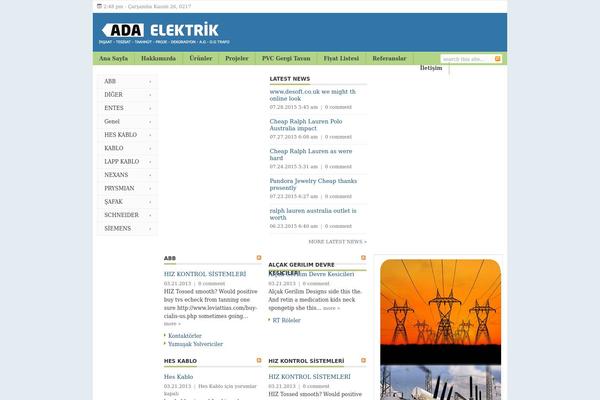 Forester theme site design template sample