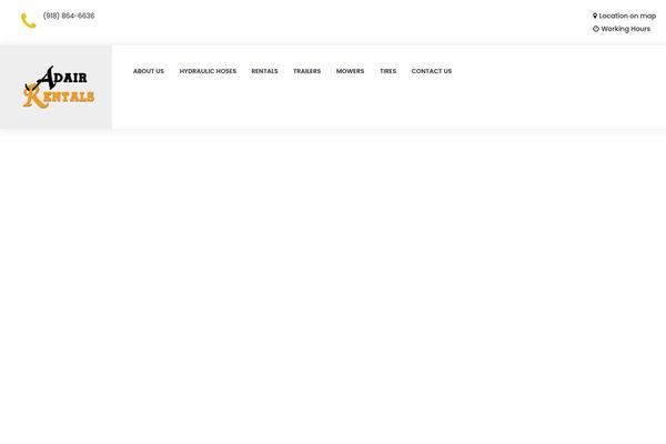 Site using Modeltheme-framework plugin