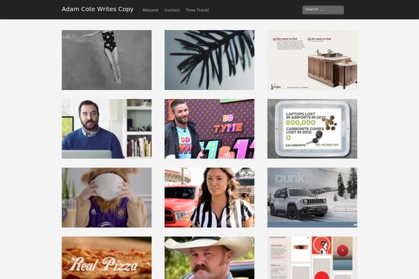 Mixfolio theme site design template sample