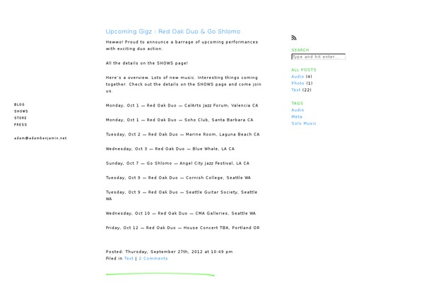 adambenjamin.net site used Upstart-blogger-modio-01