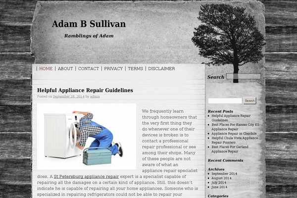 Rustic theme site design template sample