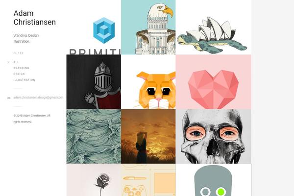 Omm theme site design template sample