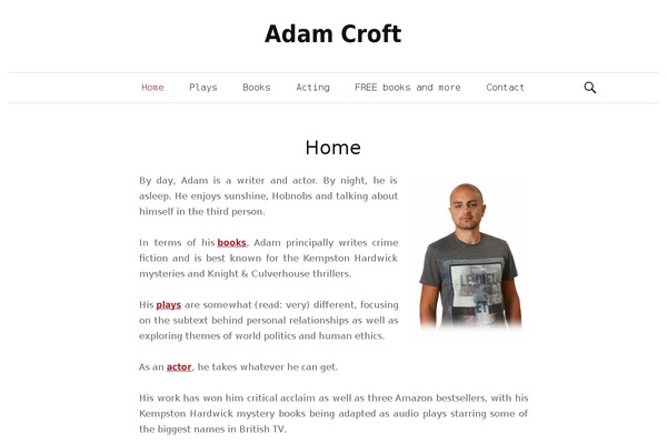 Graphy theme site design template sample