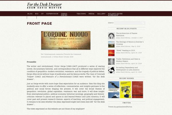 Ampersand theme site design template sample
