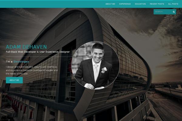 adamdehaven.com site used Stain