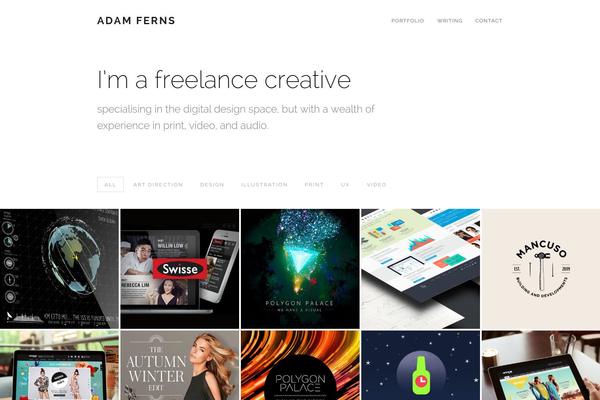 GridStack theme site design template sample