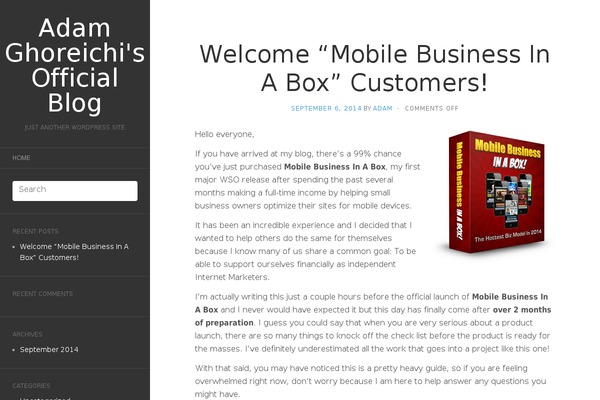 Flat theme site design template sample