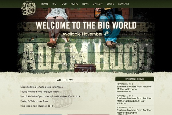 Ah theme site design template sample