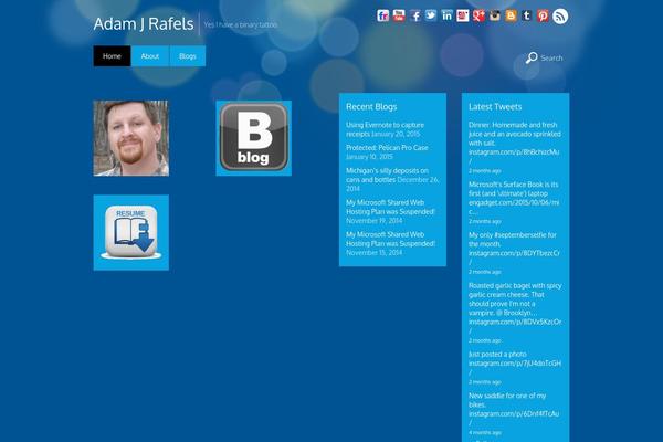Metro theme site design template sample
