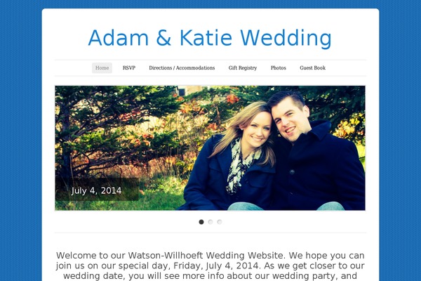 adamkatie2014.com site used Forever