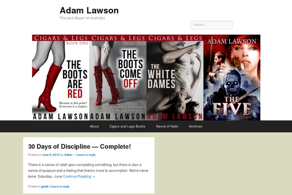 Writee theme site design template sample