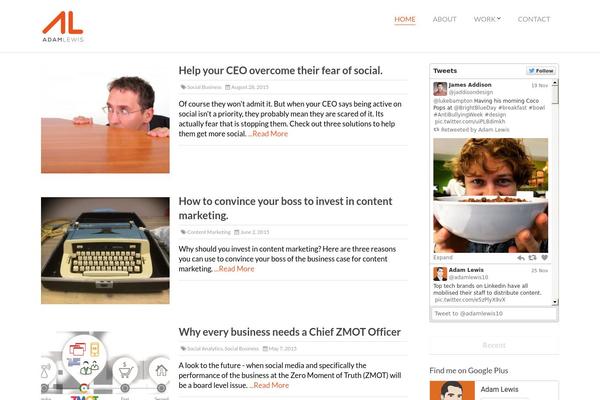 Spike theme site design template sample