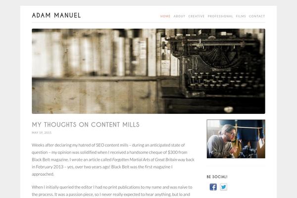 Sketch theme site design template sample