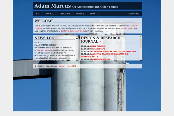 adammarcus.com site used Acm