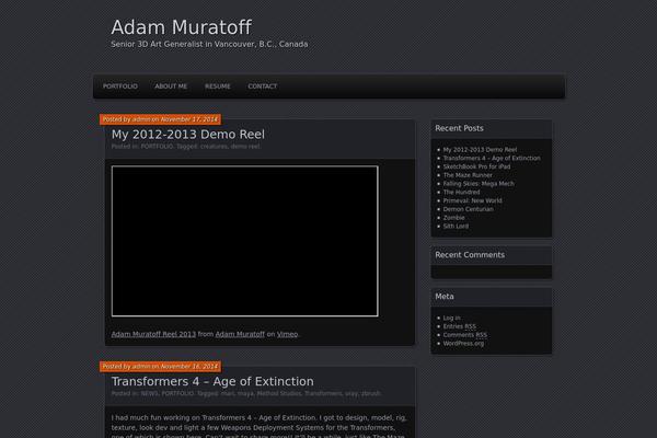 Parament theme site design template sample
