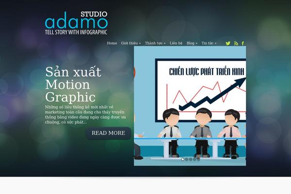 Fusion theme site design template sample