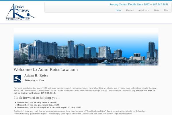 adamreisslaw.com site used Customizr