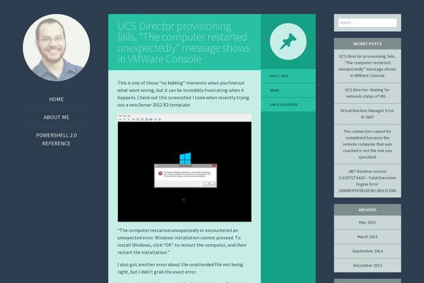 Flounder theme site design template sample