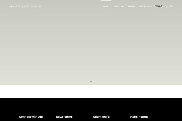 adamrobertthomas.com site used Mixtapewp