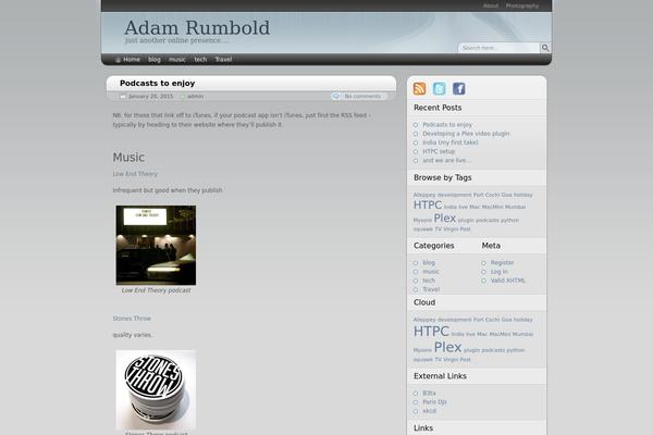 Arjuna X theme site design template sample