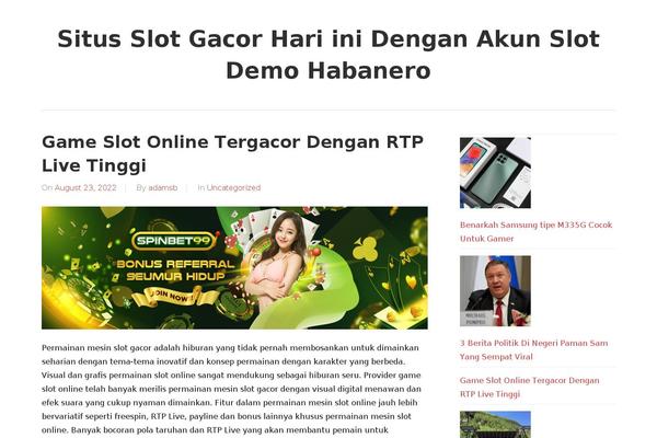 Chronus theme site design template sample
