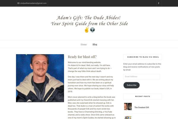 Site using Email posts to subscribers plugin
