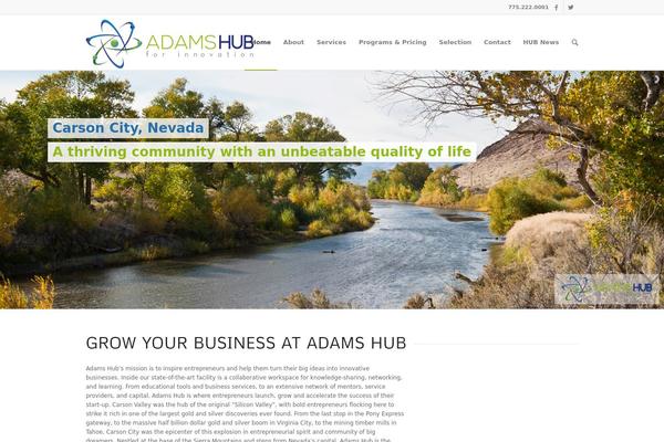 Site using Meks Smart Social Widget plugin